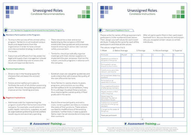 Group Exercise Example Booklet