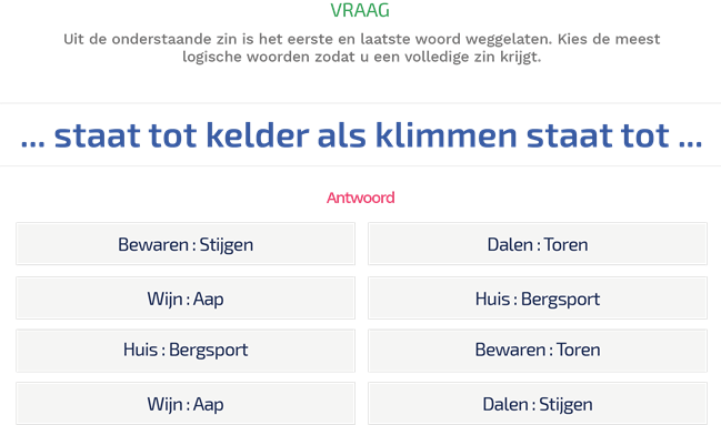 eelloo-analogieen-test-voorbeeld-vraag-antwoord